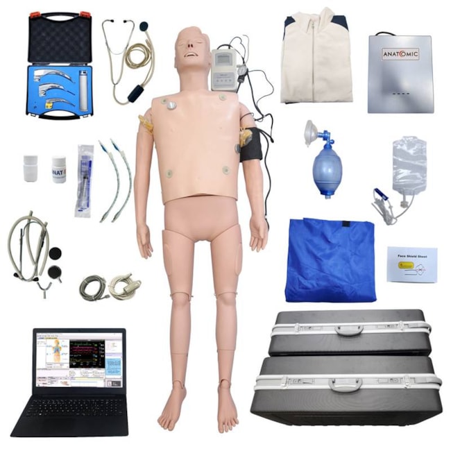 Manequim Simulador para Treino de Suporte Avançado ACLS e com Software-3a027459-6ed1-48ce-a662-35658b26ae5a