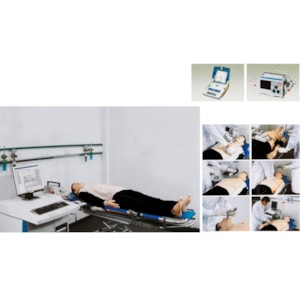 Manequim Simulador para Treino de Suporte Avançado ACLS e com Software