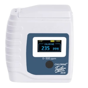 Medidor de Cloro Faixa Alta 500PPM Para Análise de Água