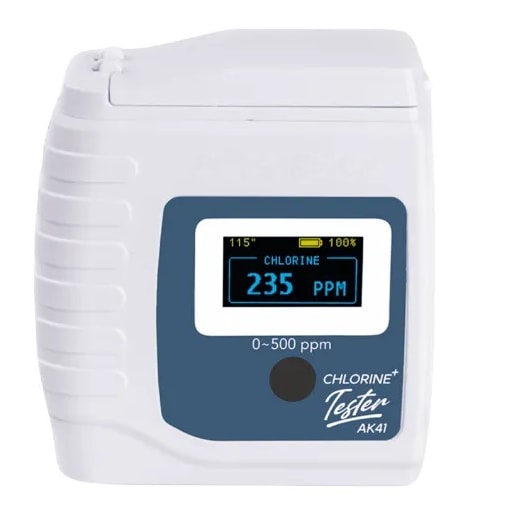 Medidor de Cloro Faixa Alta 500PPM Para Análise de Água