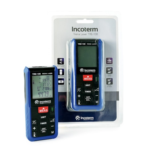Medidor de Distancia a Laser (Trena) Incoterm TRE-100