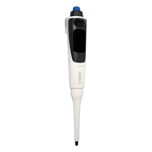 Micropipeta Eletrônica Monocanal 30 - 300 µl Smart Kasvi