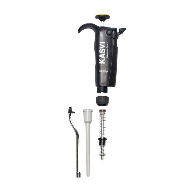 Micropipeta Monocanal Volume Variável Totalmente Autoclavável Premium Black Kasvi-b083e024-fcc3-4a9e-92cb-cce71a90e9b5