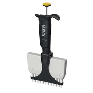 Micropipeta Multicanal 12 Canais Premium Black Volume Variável de 0,5 - 10ul
