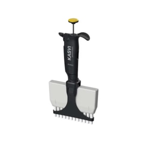 Micropipeta Multicanal 12 Canais Premium Black Volume Variável de 20 - 200ul