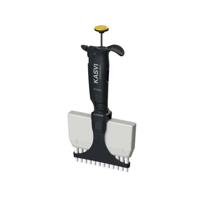 Micropipeta Multicanal 12 Canais Premium Black Volume Variável de 20 - 200ul-81774132-f5f8-43a8-9814-cfb2f0f3f249