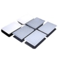 Microplaca de PCR 96 Poços 0,1ml Sem Borda Incolor Corte H12 Pacote com 25un-b9221a28-27e5-44cc-9024-d68937efee05
