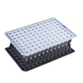 Microplaca de PCR 96 Poços 0,2ml Sem Borda Incolor Corte H1 Pacote com 25un-6d0d09a9-5a56-4b72-8149-f2ce2f9d6322