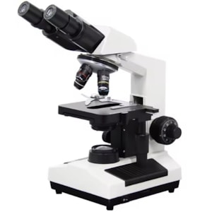Microscópio Biológico Binocular 1600X Luz de Led