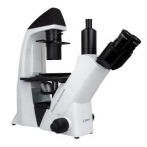Microscópio Invertido Biológico Trinocular
