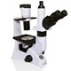 Microscópio Invertido Trinocular Ótica Infinita E Contraste De Fase