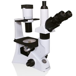 Microscópio Invertido Trinocular Ótica Infinita E Contraste De Fase
