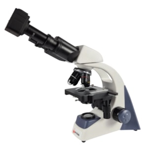 Microscópio Portátil Com Câmera Binocular 1600X Funciona a Pilhas e Tomada