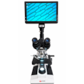 Microscópio Trinocular 1600X Com Câmera Tela LCD 9