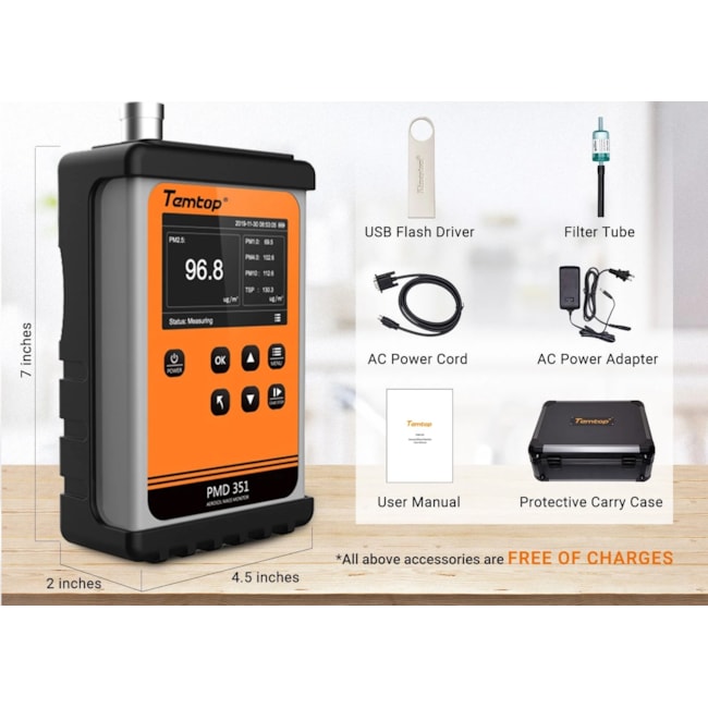 Monitor de Aerossol (Massa) PMD351-267d3cc6-5276-4988-972d-810cbd46b40b