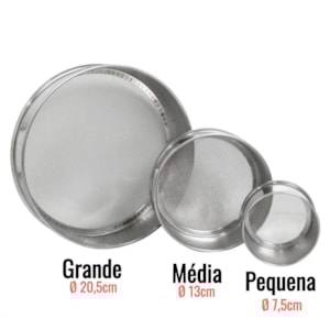 Peneira Granulométrica Inox ASTM 1.3/4