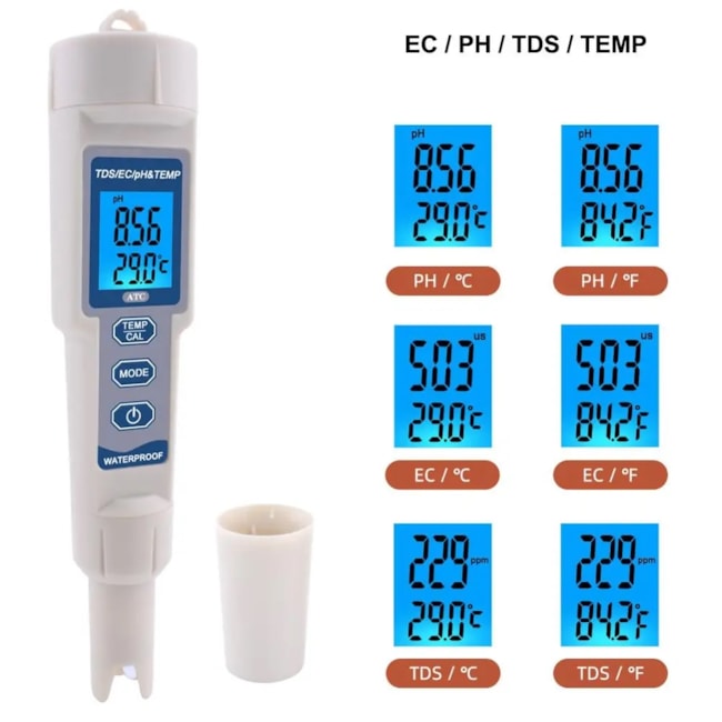 Phmetro e Condutivímetro de Bolso 4 em 1-adab1820-4e74-4068-8b0e-adb4e6bdba93