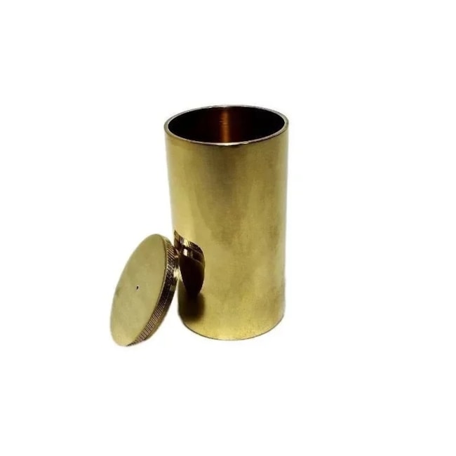 Picnômetro Em Latão Com Tampa 100ml-9d64e011-0cac-45fb-9b36-1201ebe1d7e2