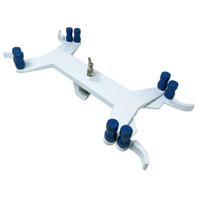 Pinça Dupla Para Bureta Tipo Castaloy Em Alumínio-399402ed-da23-486c-9694-3b4a45766f96