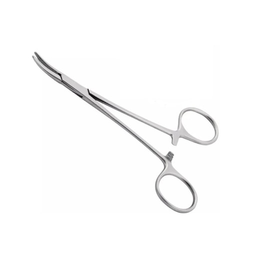 Pinça Halstead Mosquito Hemostática 12cm Curva