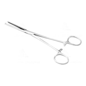 Pinça Kocher Hemostática Reta 14cm 1x2 Dentes