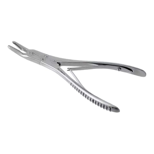 Pinça Ruskin Dupla Articulação 19cm Curva