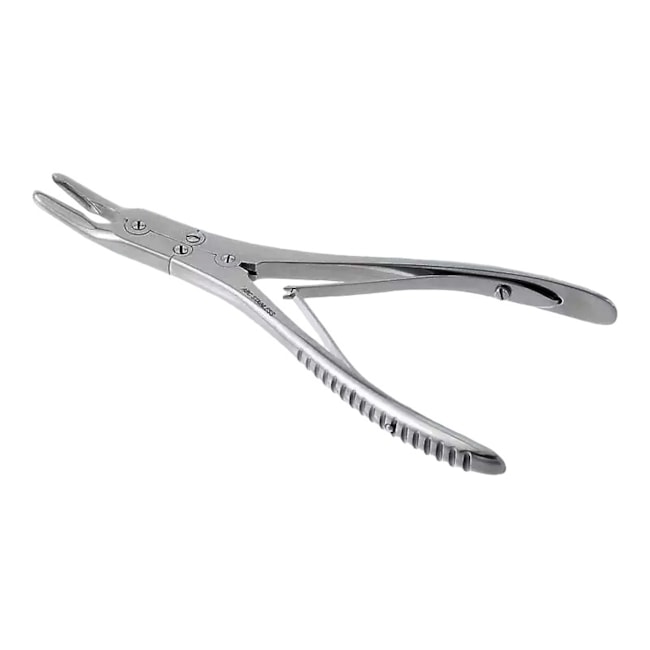 Pinça Ruskin Dupla Articulação 19cm Curva-68abda50-73c1-44b5-a5da-f3df3f33b13a