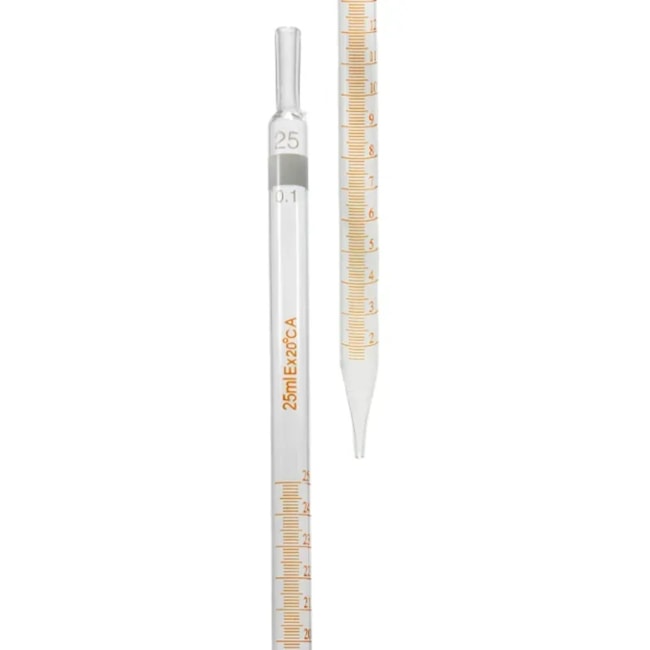 Pipeta Graduada Esgotamento Total 25ml 1/10-c530cdea-7764-47f7-a90e-b3cfbeffc945
