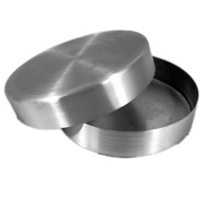 Placa de Petri de Aço Inox 100x20mm