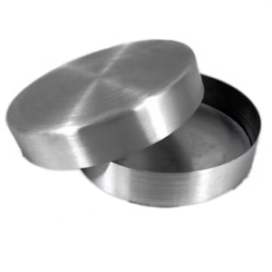 Placa de Petri em Aço Inox 60x20mm