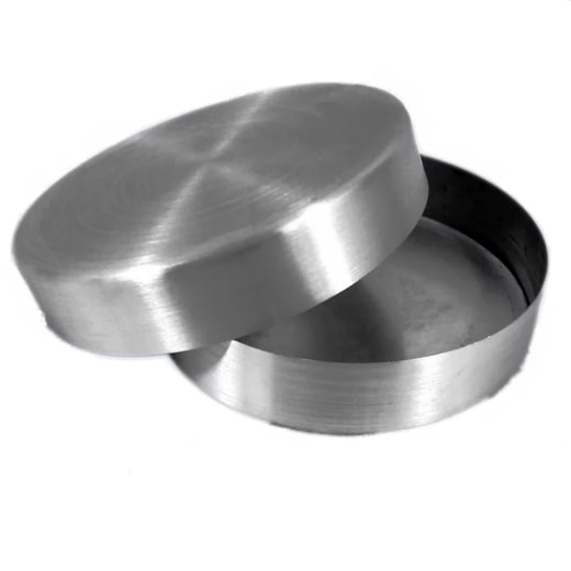 Placa De Petri Em Aluminio 120x20mm