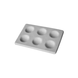 Placa de Toque de Porcelana 12 cavidades