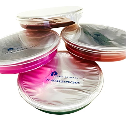 Placa Pronta Agar SS / Agar MacConkey Caixa Com 10 Placas Probac