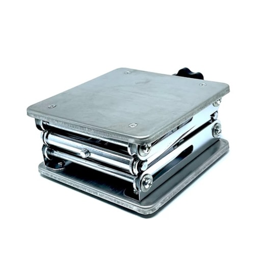 Plataforma Elevatória Tipo Jack em Aço Inox 15x15x25cm