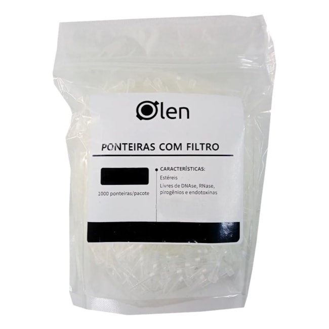 Ponteira Com Filtro 50 - 1000ul Livre de Rnase Dnase Pacote 1000 Unidades-805016d6-bfd1-4865-9524-d76c0af7aa22
