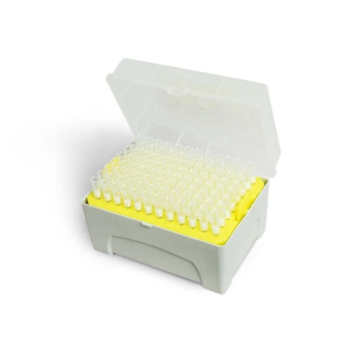 Ponteira Com Filtro Livre de Rnase e Dnase 1-200µL  Rack com 96 Unidades
