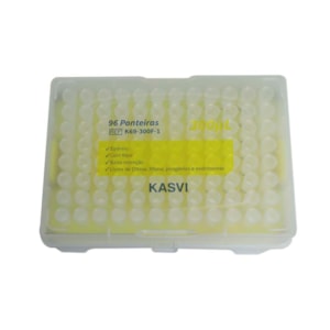 Ponteira Com Filtro Livre de Rnase e Dnase 1-300µL  Rack com 96 Unidades