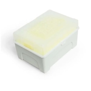 Ponteira P/ Micropipeta Rack Estéril Livre de Dnase Rnase e Pirogênios 1-200µL Transparente