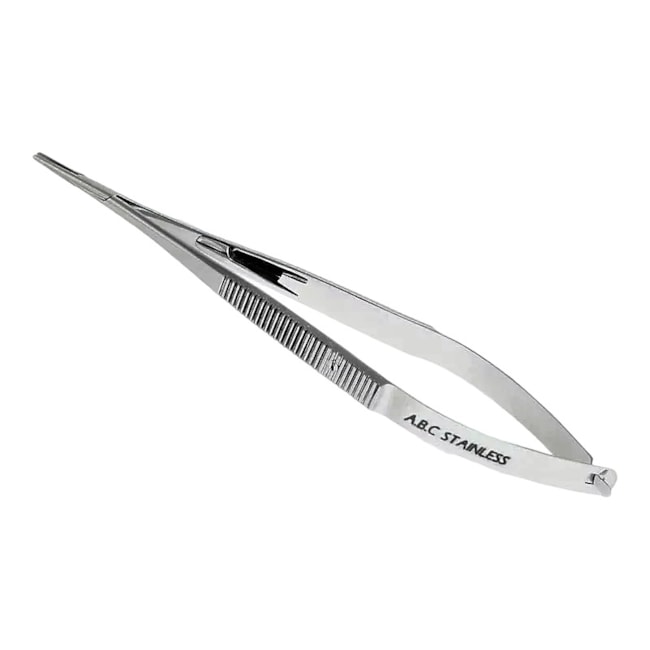 Porta Agulha Castroviejo Reto C/Trava 14cm-e38783c0-350b-4f57-b0c0-3b6740c3f631