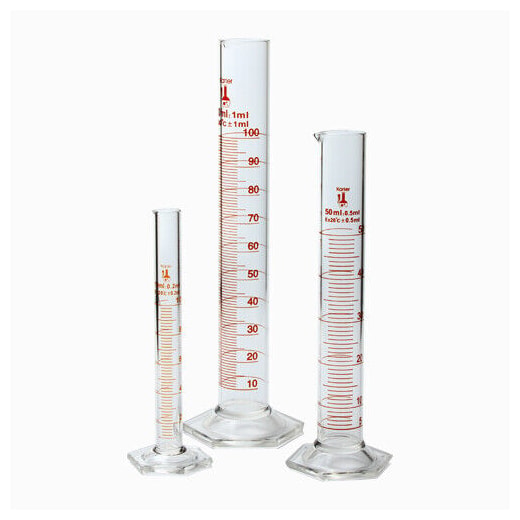 Proveta Graduada de Vidro Com Base de Vidro 1000ml | Prolab