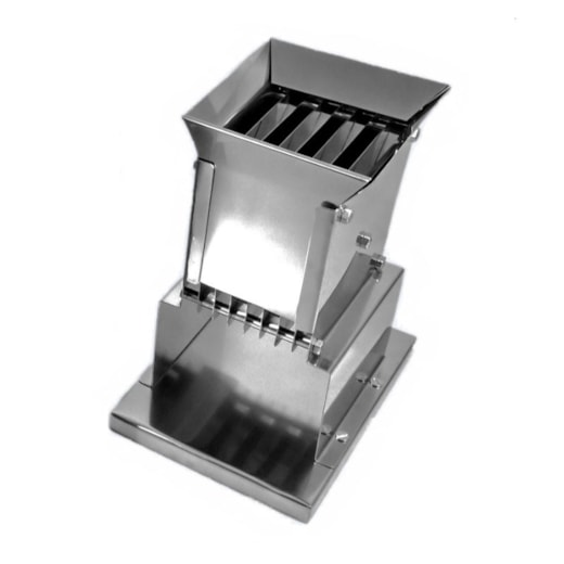 Quarteador de Amostras em Aço Inox 8 Planos de 25mm