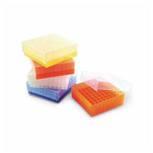 Rack Para 81 Microtubos de 1,5 ml a 2 ml Tampa Encaixavel Criobox
