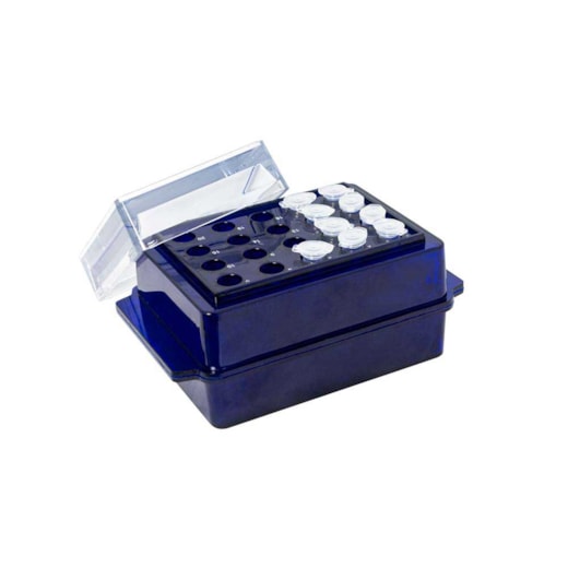 Rack Termoestável Dupla Face Para 20 Tubos De 2 E 0,5 ml