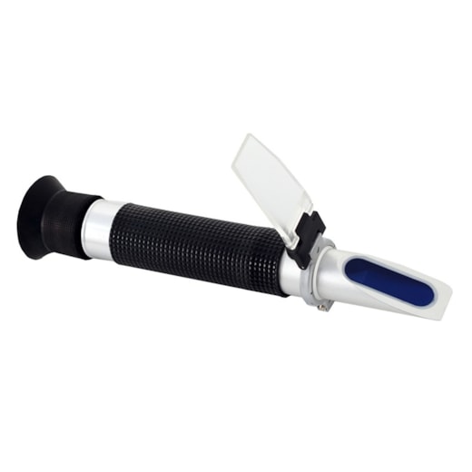 Refratômetro Manual Portátil Escala 0 a 32% Brix Com Iluminação de LED