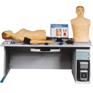 Simulador Avançado de Habilidades Médicas para Ausculta, Palpação Abdominal e Pressão Arterial