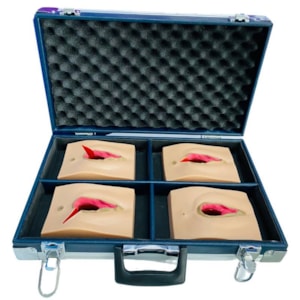 Simulador de Episiotomia para Treinamento Obstétrico - Kit com 4 Unidades