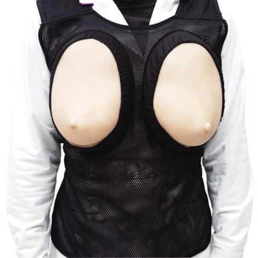 Simulador de Mamas Vestíveis para Exames e Ultrassonografia Mamária