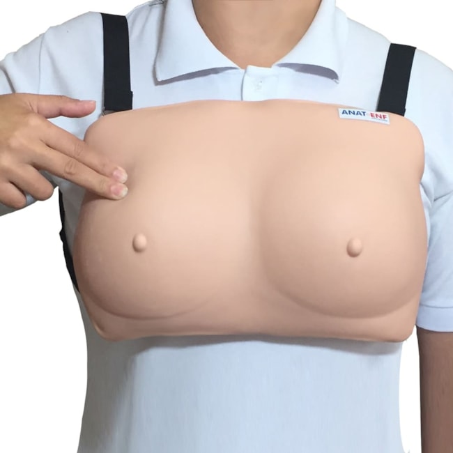 Simulador para Auto Exame das Mamas em Colete-e85d9d47-008e-4832-bd16-867e9a48030f