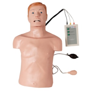 Simulador Torso Adulto para Treino de RCP e Intubação