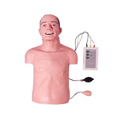 Simulador Torso Geriátrico para Treino de RCP e Intubação